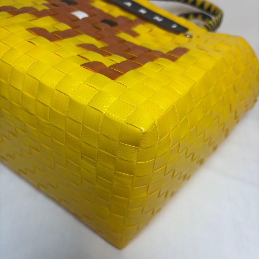 【希少】MARNI アニマルバスケット バッグ ブラウンキャット　猫　終売品