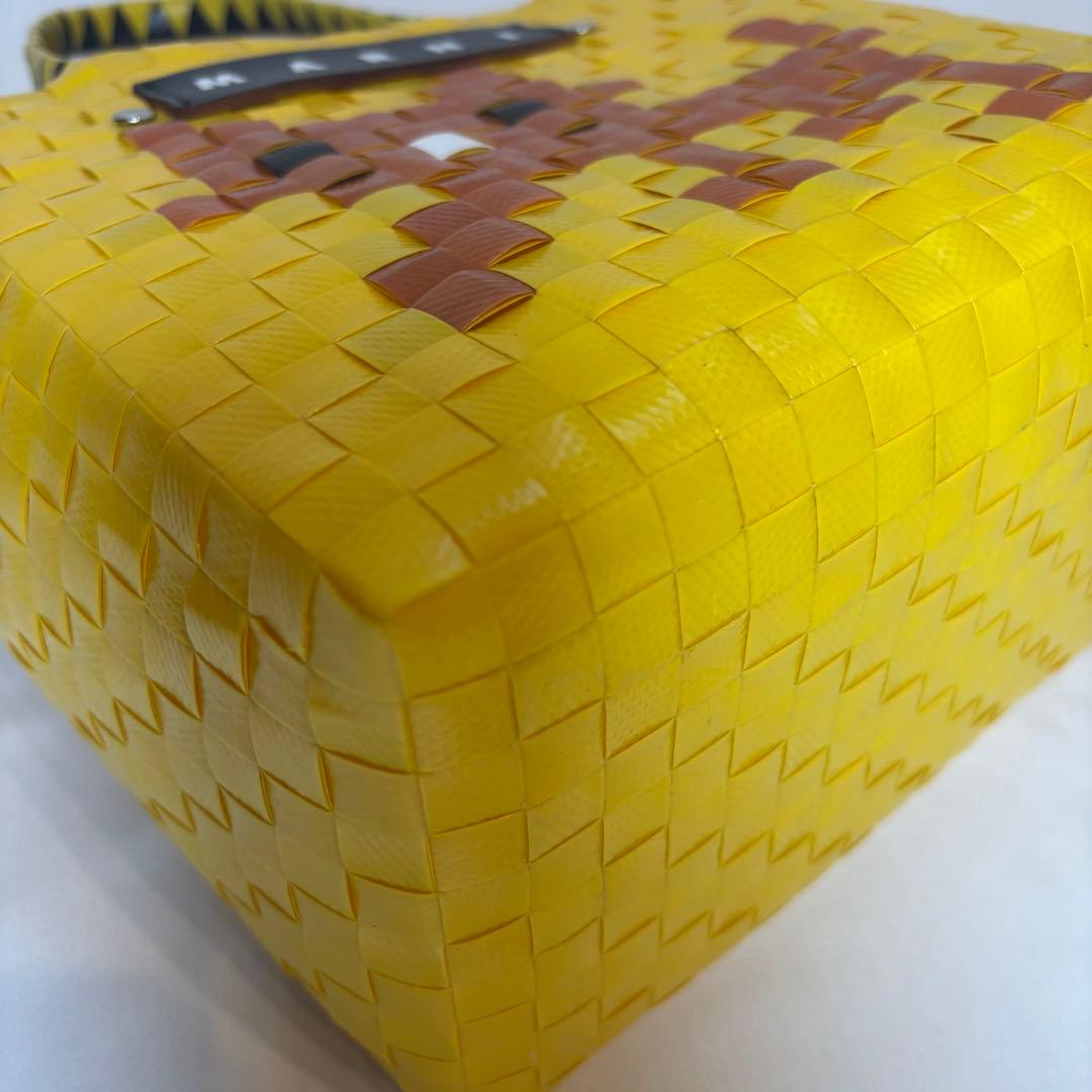 【希少】MARNI アニマルバスケット バッグ ブラウンキャット　猫　終売品