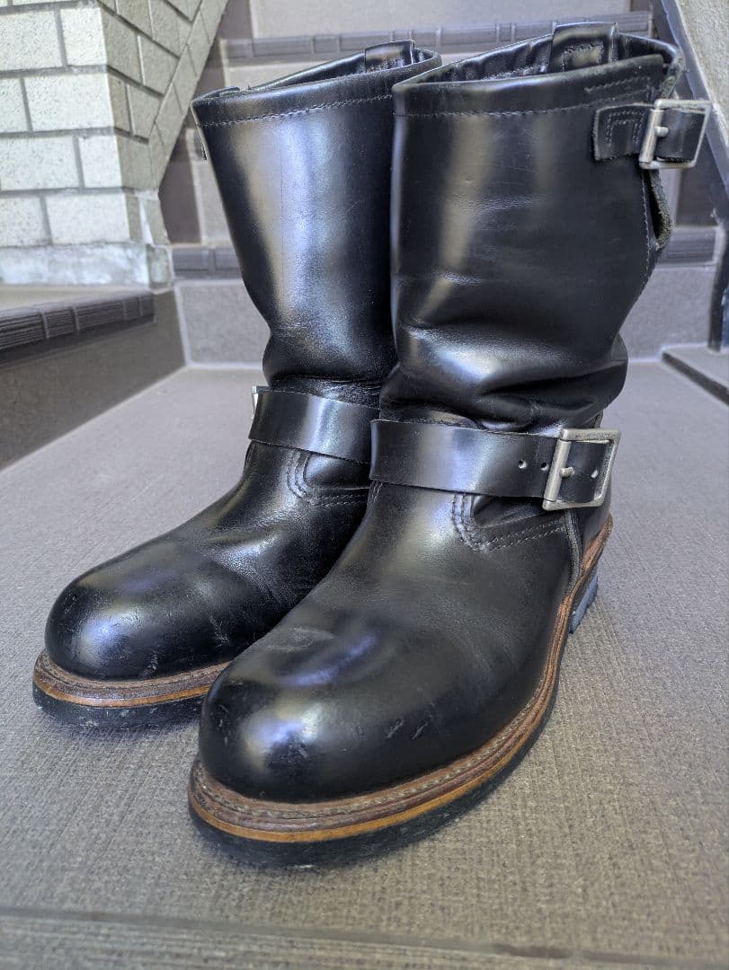 レッドウイングエンジニアブーツ ヒール張替え済　6.2/1 D