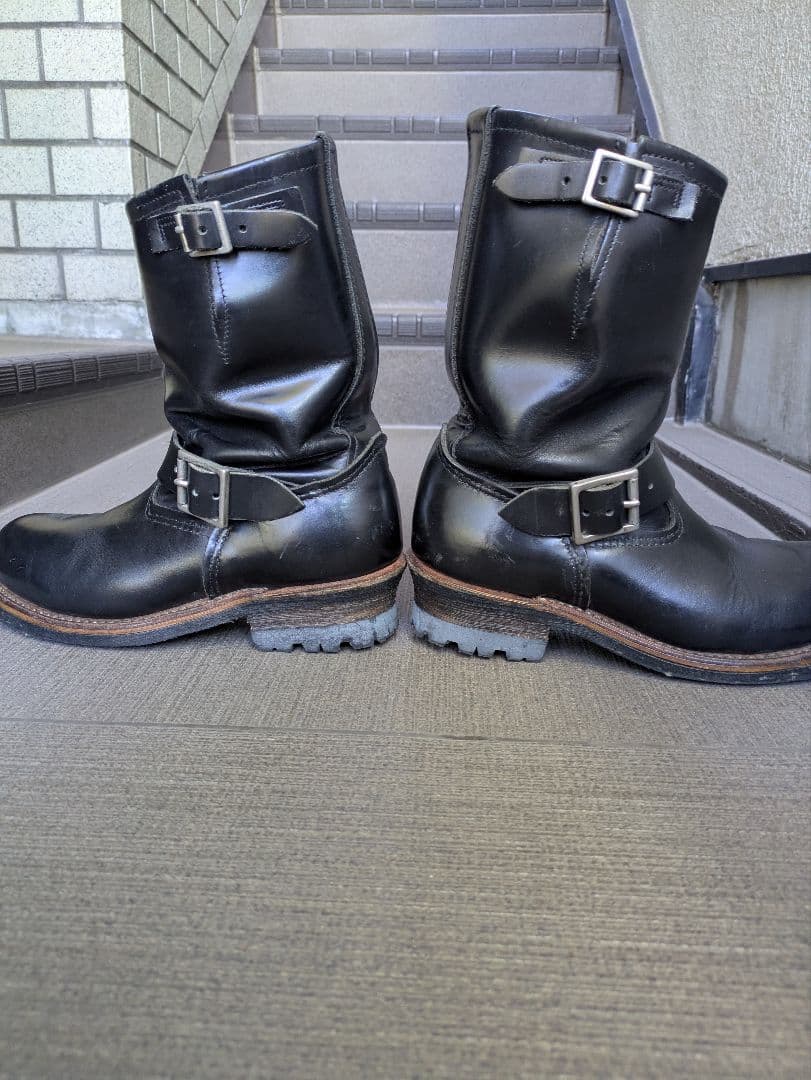 レッドウイングエンジニアブーツ ヒール張替え済　6.2/1 D