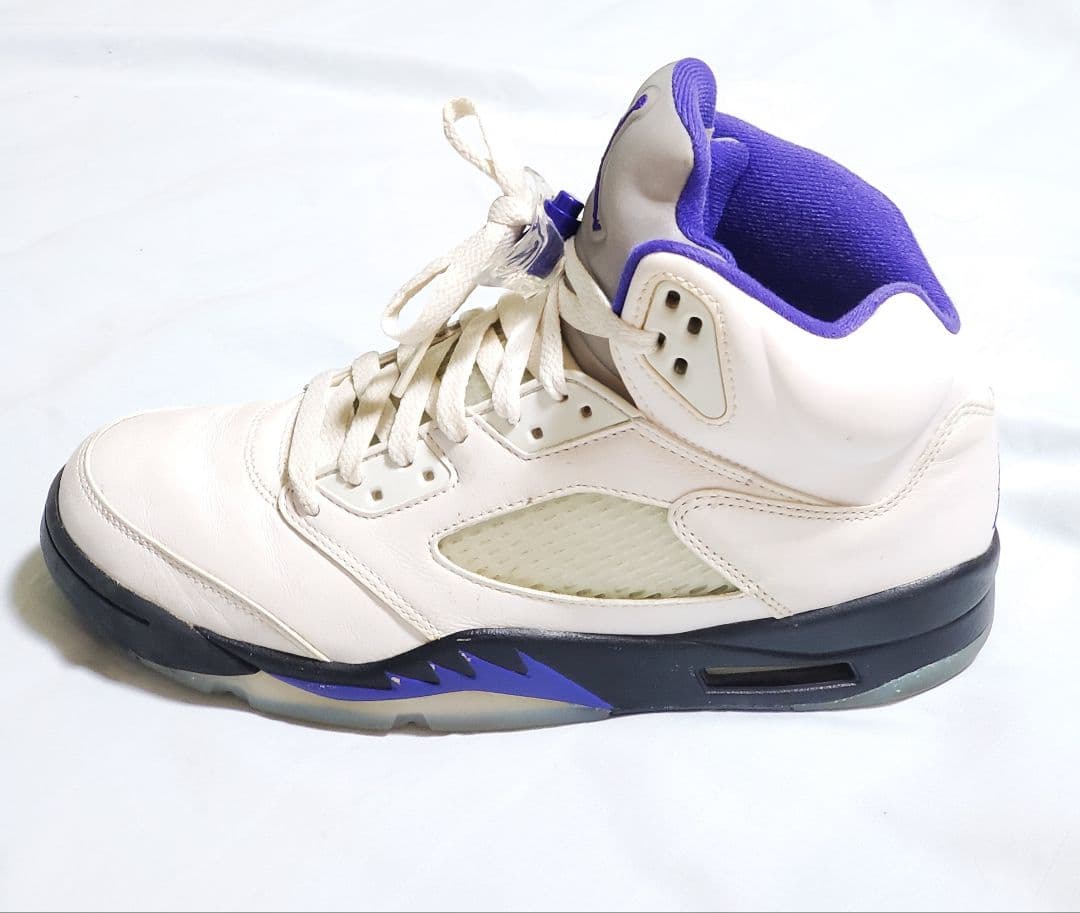 Air Jordan 5 ホワイト/パープル