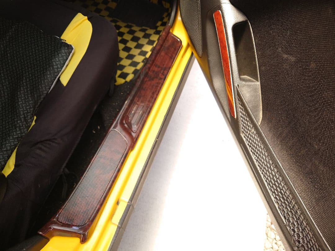 【希少】Ｌ８８０Ｋコペン　木目調スカッフプレート　ワンオフ