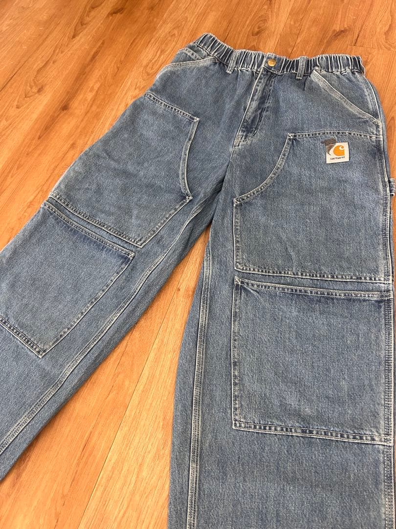 未使用CARHARTT WIP×INVINCIBLE 15 ダブルニーパンツ　S