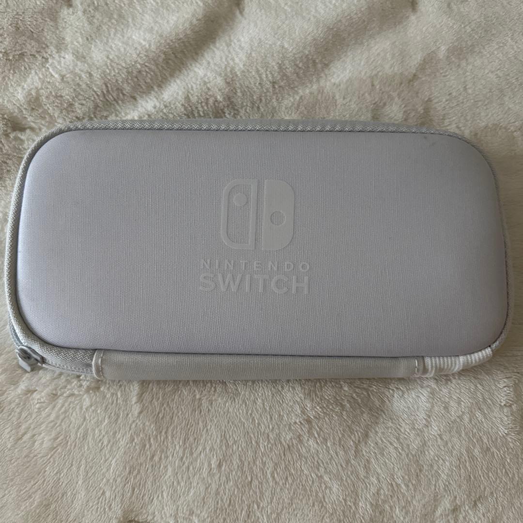 Nintendo Switch Lite グレー　ケース、マリオカセット付き