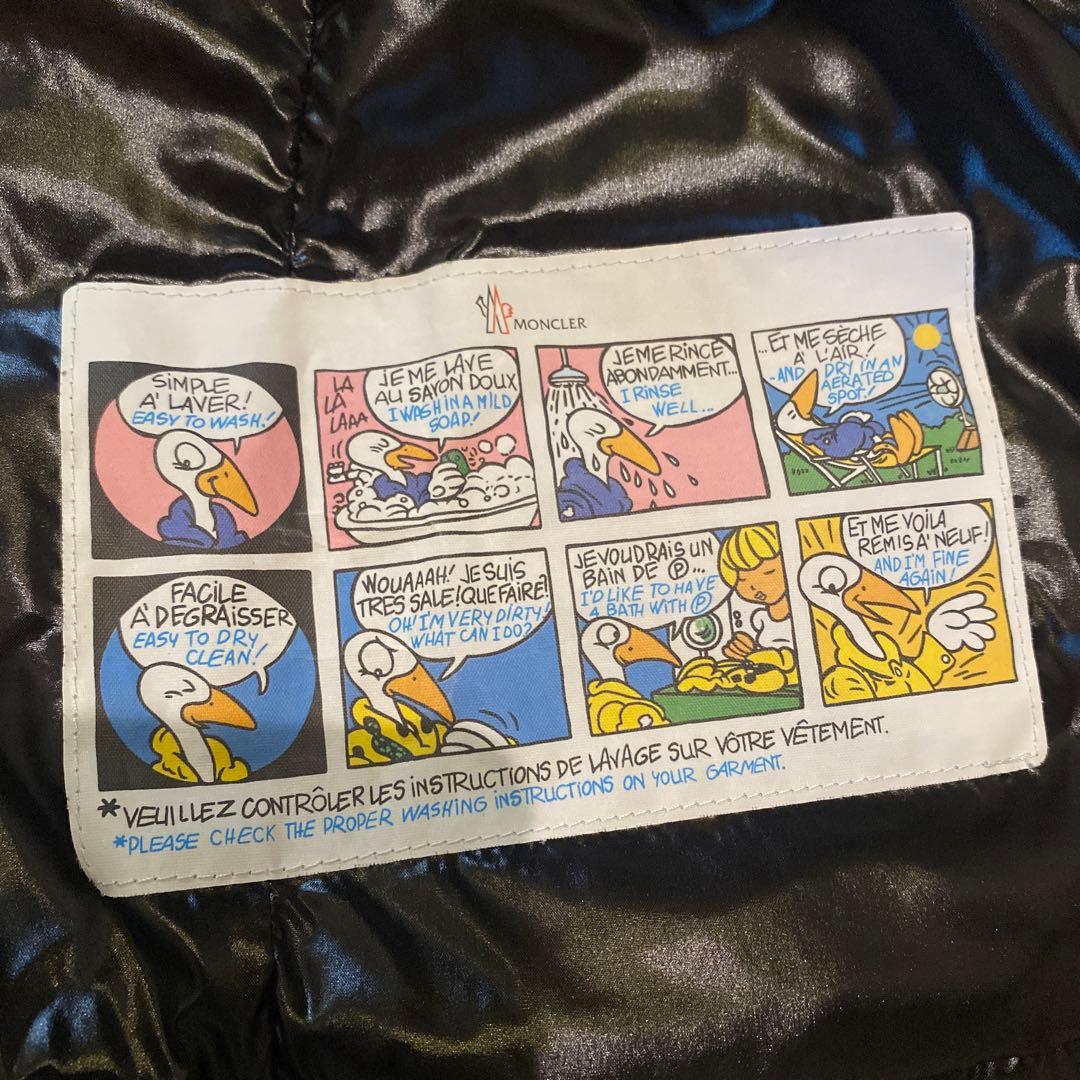 モンクレール　ダウンベスト 0 サイズ　ブラック