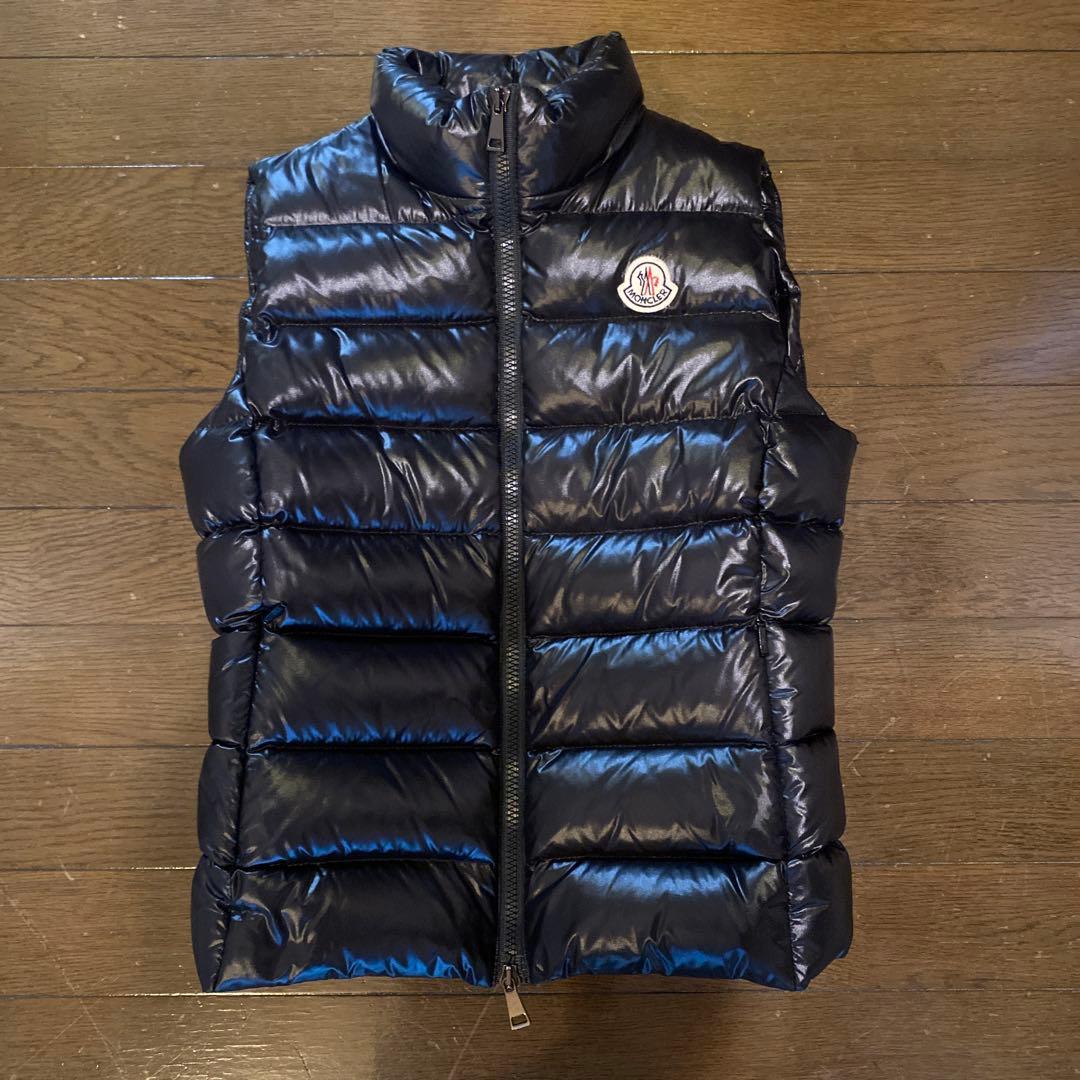 モンクレール　ダウンベスト 0 サイズ　ブラック