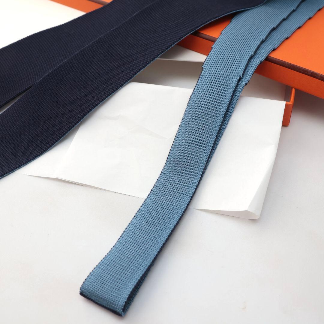 ソルド品 HERMES エルメス 未使用リバーシブル ネクタイ ニットタイ
