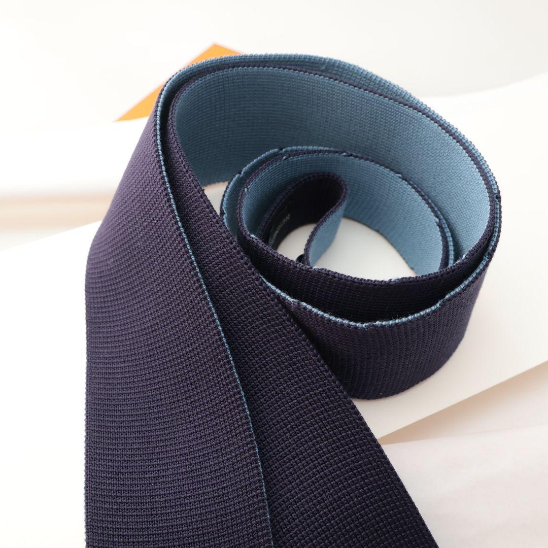 ソルド品 HERMES エルメス 未使用リバーシブル ネクタイ ニットタイ