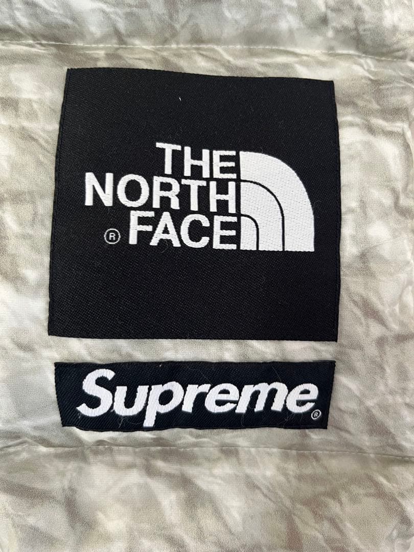 THE NORTH FACE × Supreme マフラー　タグ付き