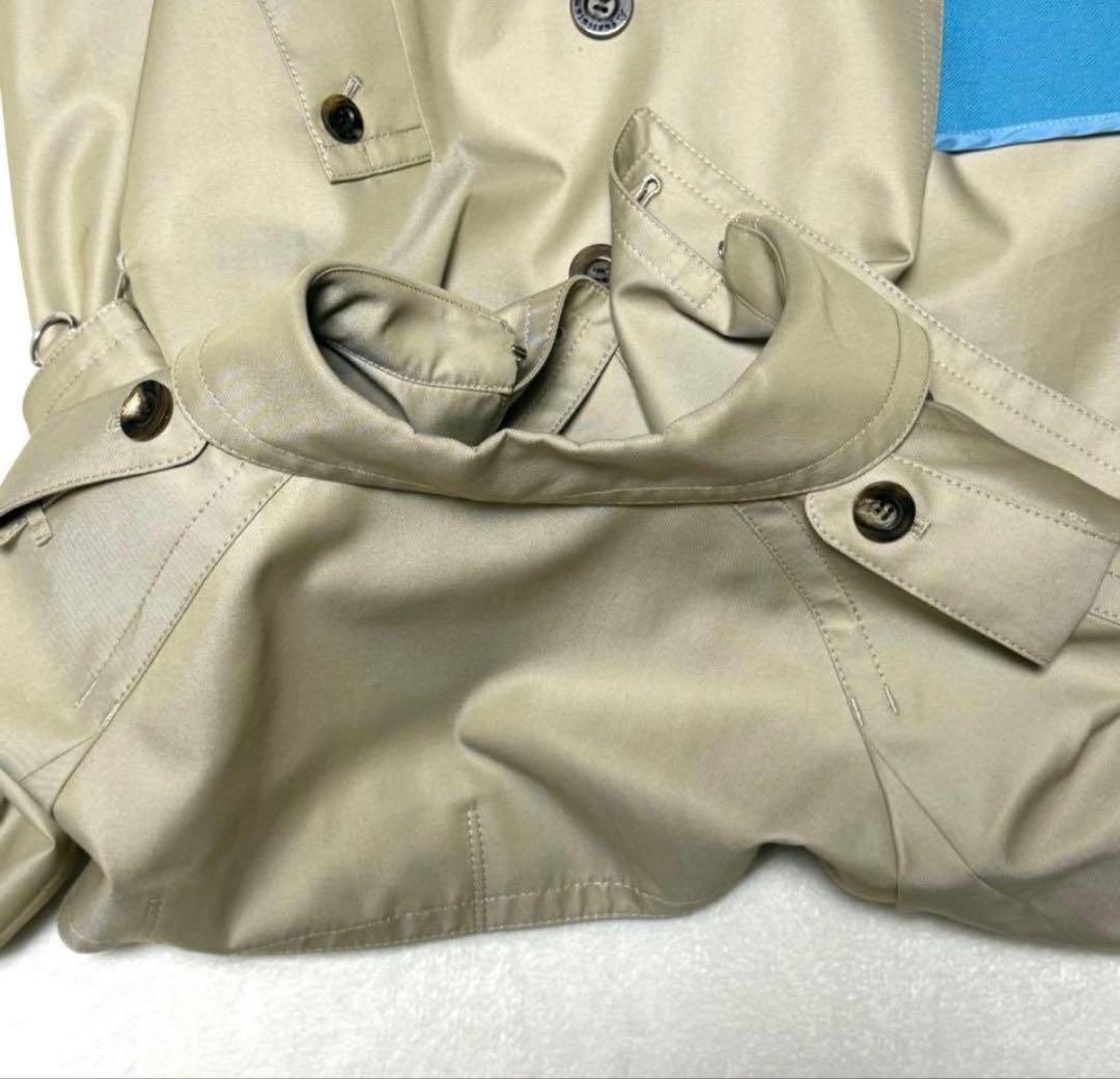 ❤️アクアスキュータムトレンチコート　ライナーライトブルー表記サイズ10