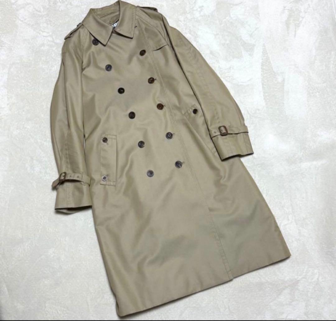 ❤️アクアスキュータムトレンチコート　ライナーライトブルー表記サイズ10