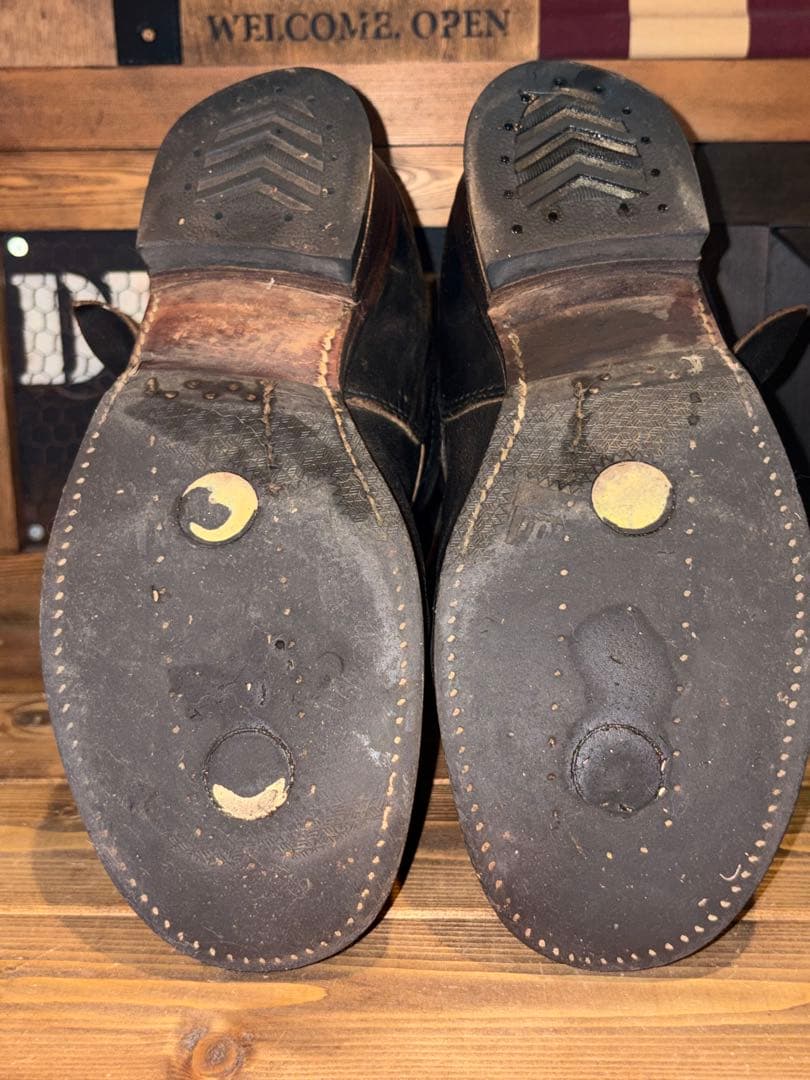 ナ*ミ様 ロンウルフ LONE WOLF エンジニアブーツ 茶芯 クロームエクセ