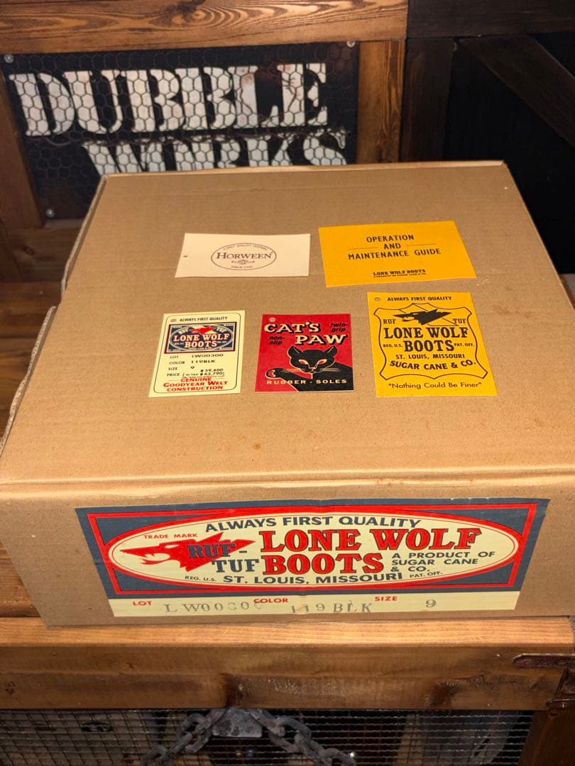 ナ*ミ様 ロンウルフ LONE WOLF エンジニアブーツ 茶芯 クロームエクセ