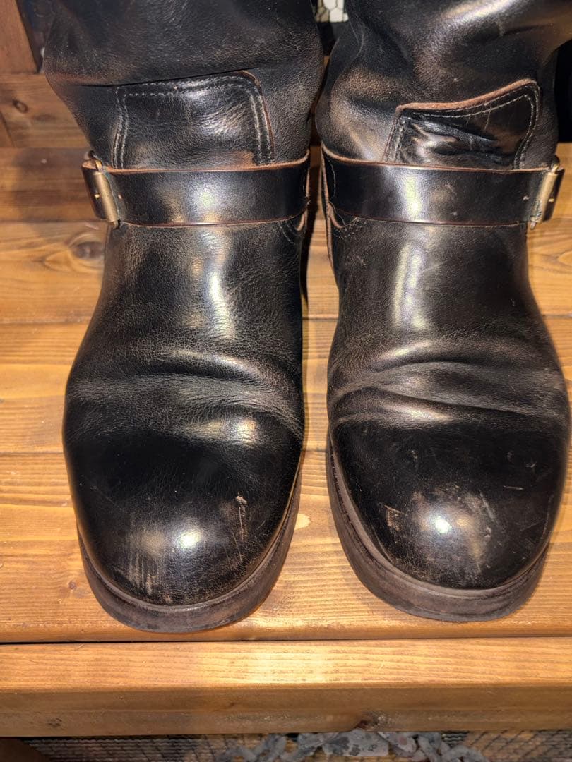 ナ*ミ様 ロンウルフ LONE WOLF エンジニアブーツ 茶芯 クロームエクセ