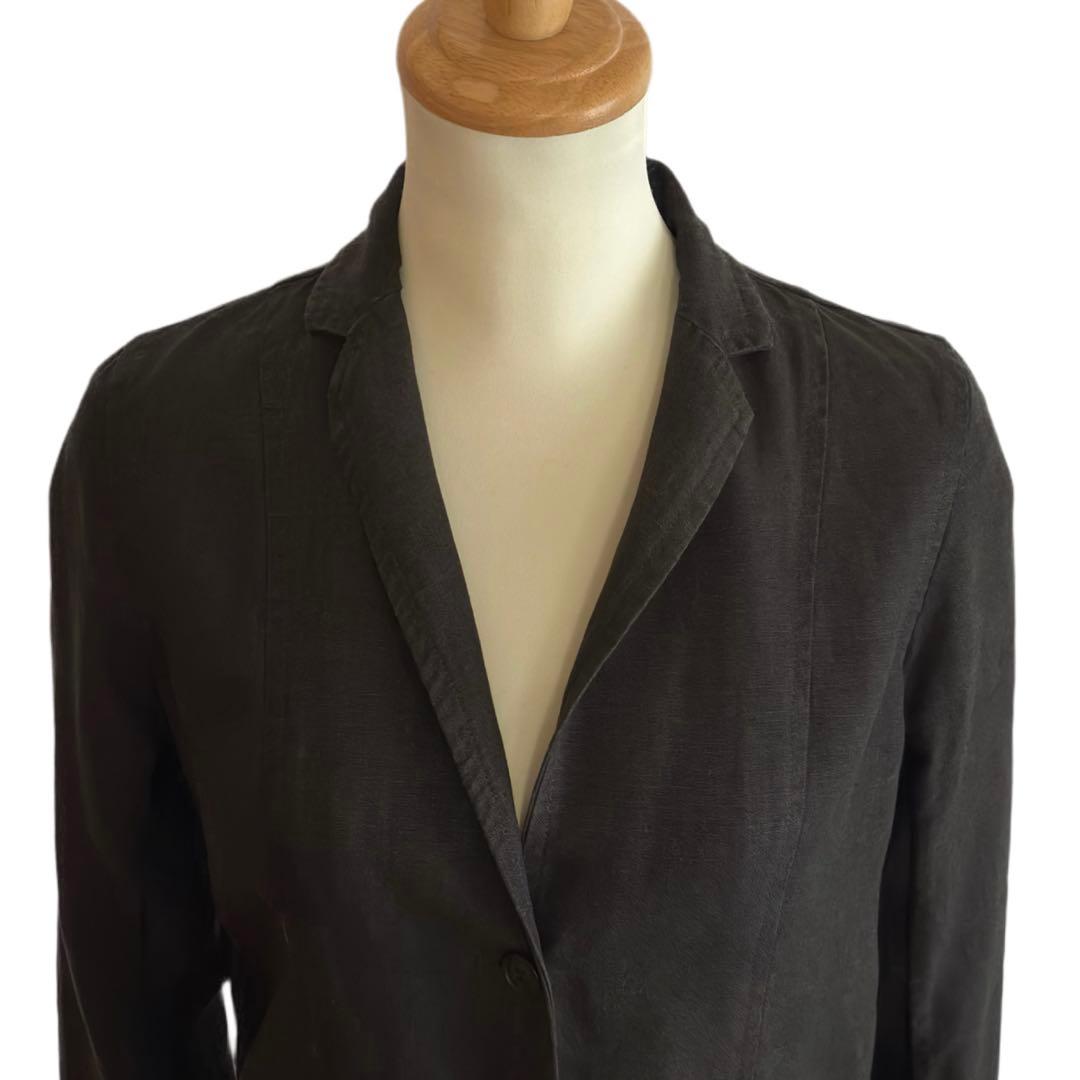 【evam eva】 linen チェスターコート 麻100%