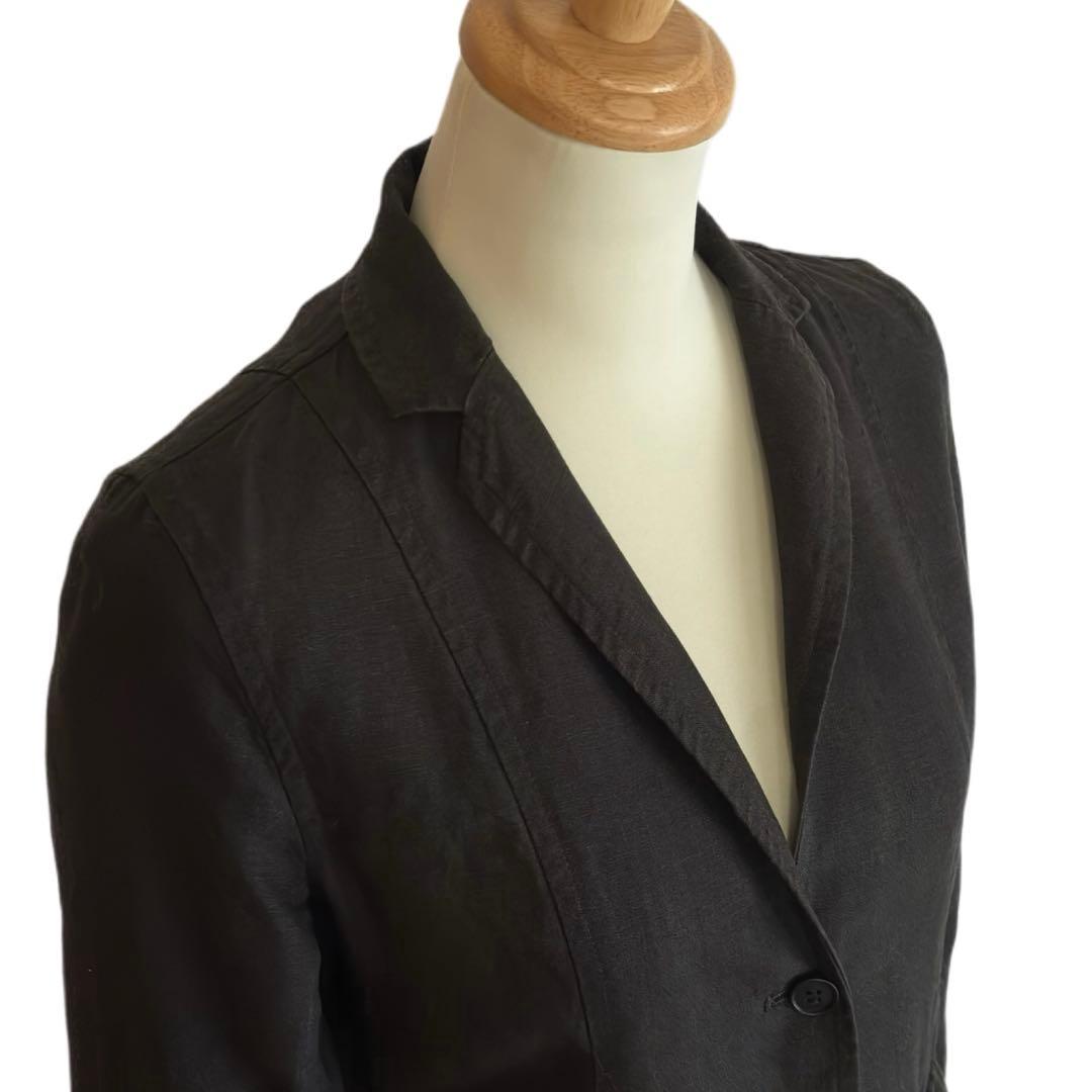 【evam eva】 linen チェスターコート 麻100%