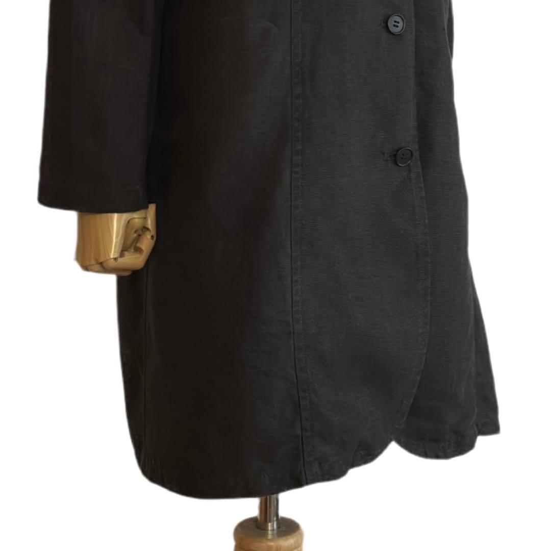 【evam eva】 linen チェスターコート 麻100%