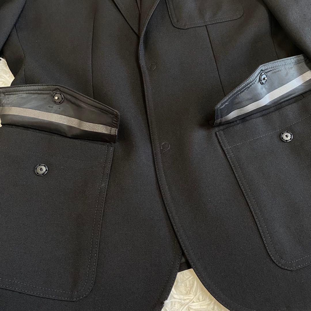 極美品/現行✨エンポリオアルマーニ　テーラードジャケット　シームレスポケット　L