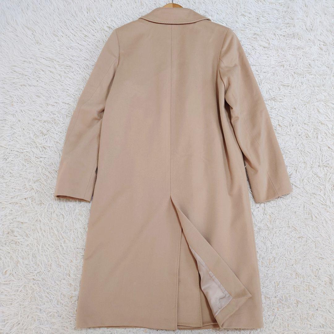 23区✕ロロピアーナ　チェスターコート　イタリア生地　ロング　比翼　ベージュ　M