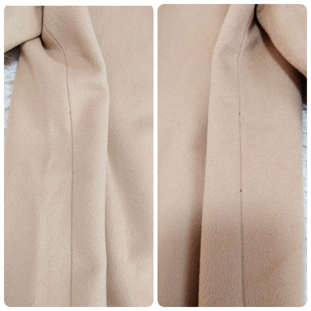 23区✕ロロピアーナ　チェスターコート　イタリア生地　ロング　比翼　ベージュ　M