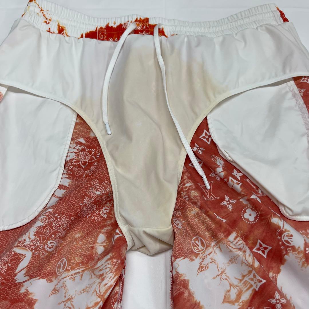 ルイヴィトン 22AW バンダナボードハーフパンツ 水着 L 水陸両用