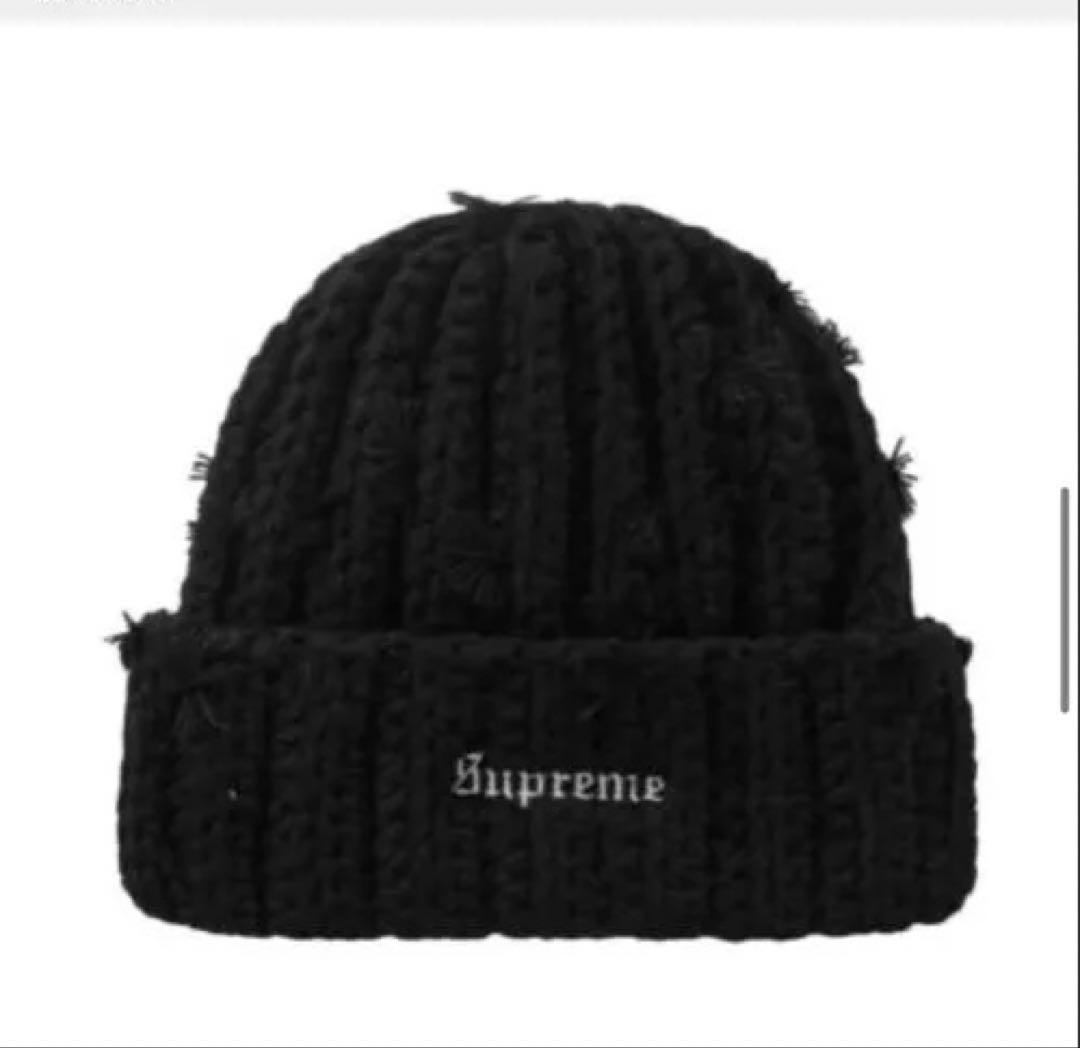 supreme ビーニー　ブラック