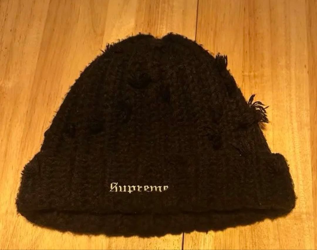 supreme ビーニー　ブラック