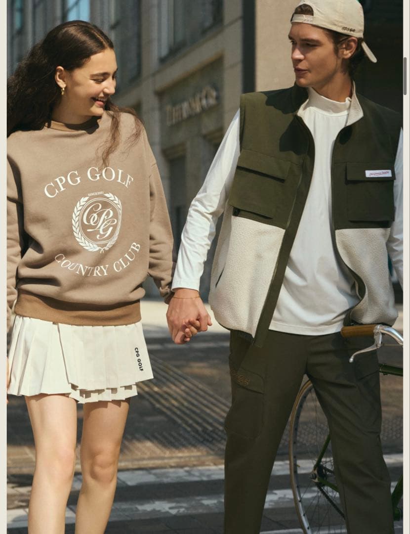 CPG GOLF 裏起毛付き　スウェット　セーター　タグ付き