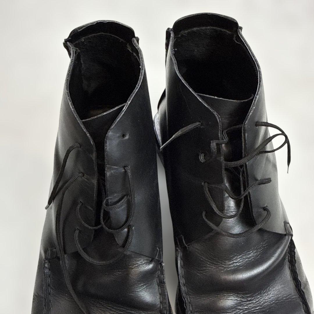 グッチGUCCI レザーブーツ　ブラック　イタリア製　サイズ44