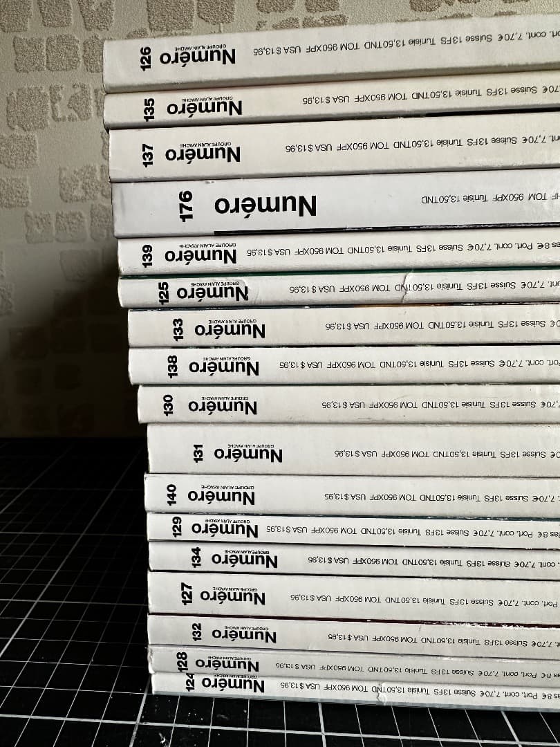 Numero Magazine 2011 2012 2013 2017 17冊