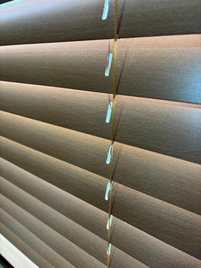 タチカワ ウッドブラインド 1895×900 ライトブラウン オシャレ