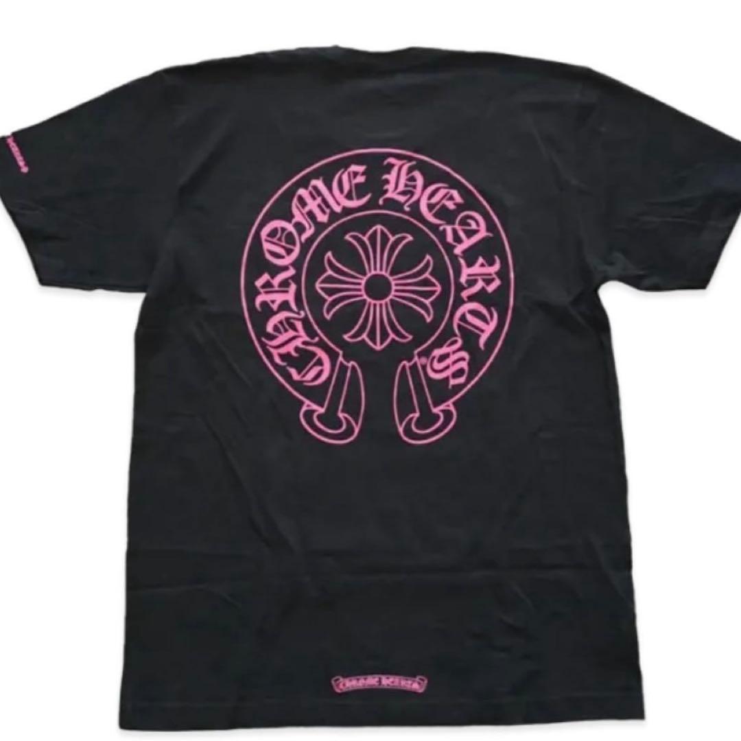トップス Pink LogoHorseshoeS/SPocket Tee \"Black\"