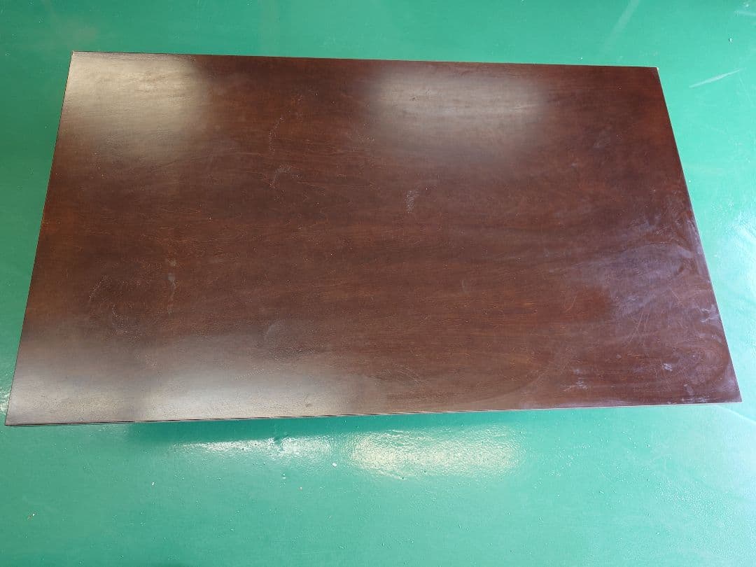 ★期間限定セール★　昇降式テーブル ダークブラウン　無段階調整