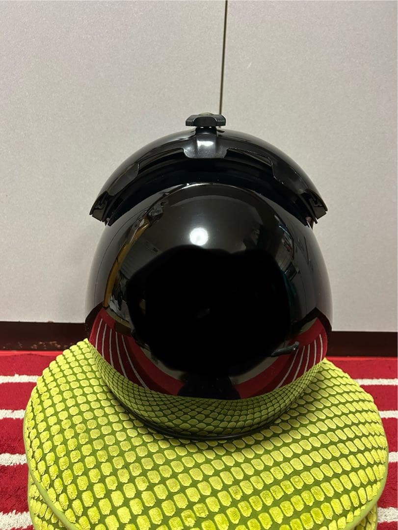 黒 ジェットヘルメット クリアバイザー付き
