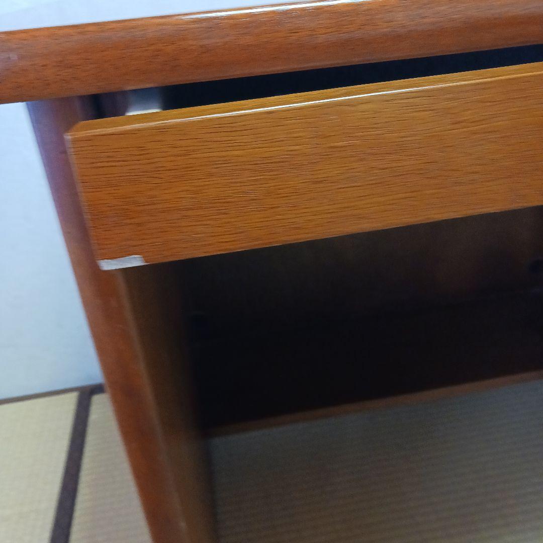 Karimoku木製デスク引き出し4つ