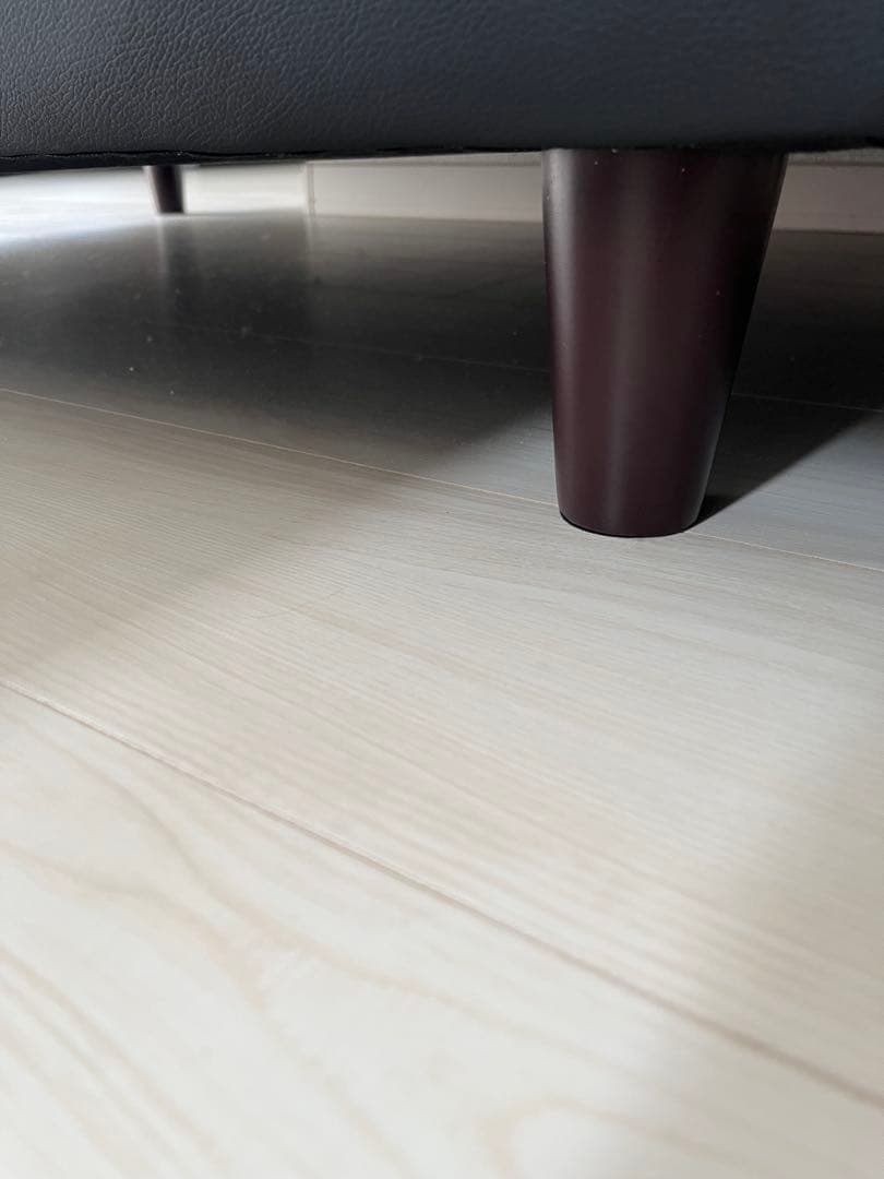 【美品】LOWYA ロウヤ ソファベッド リビングソファ 2-3人掛け ブラック