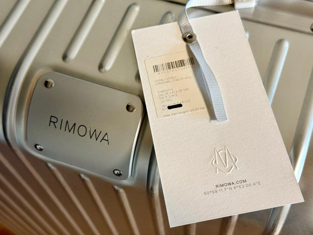 【もりもりもっくん】RIMOWA オリジナルチェックインL 86L