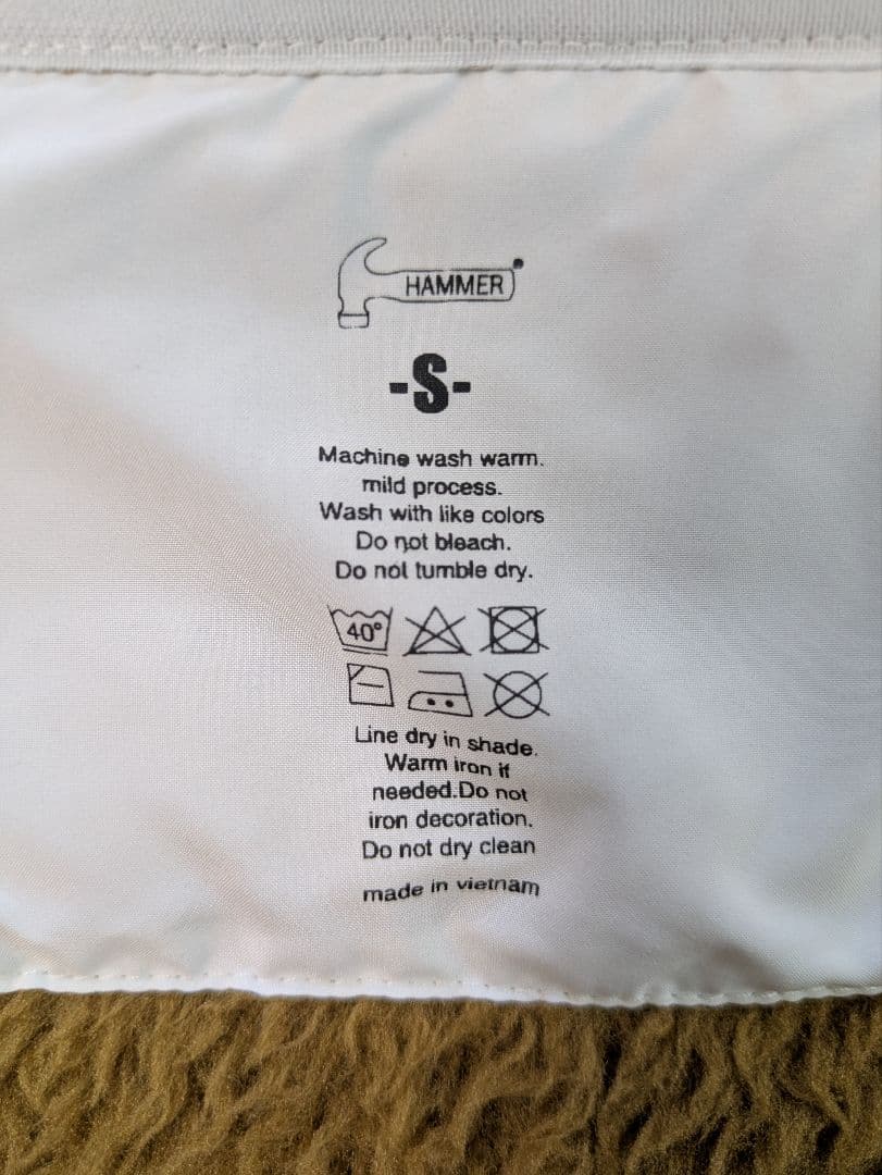 【日本未発売】HAMMER　ハンマーブラックウィドーフリース　Sサイズ