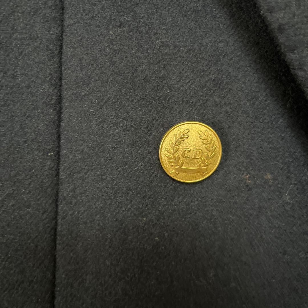 ChristianDior/クリスチャンディオール◆金ボタン/紺ブレ ジャケット