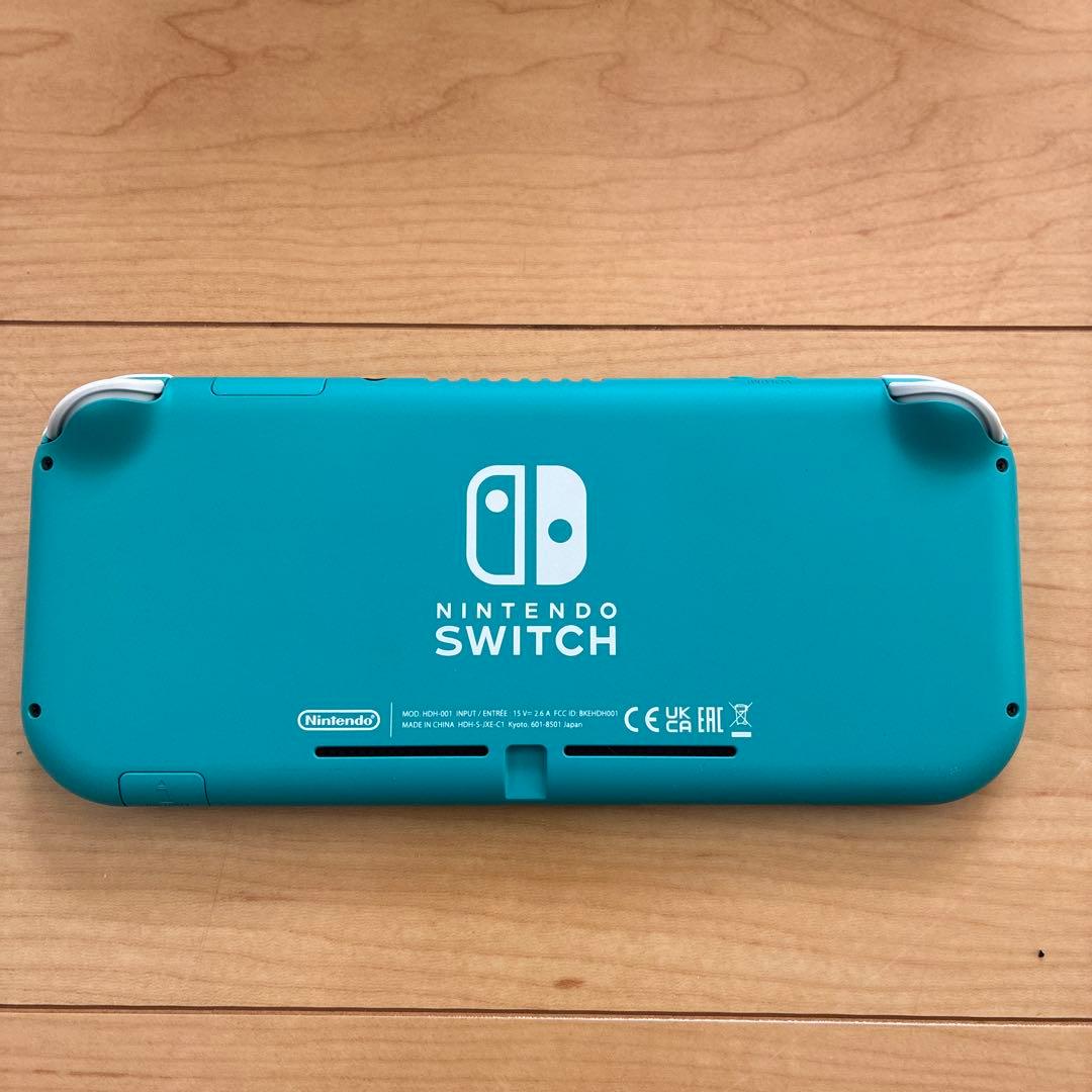 Nintendo Switch Lite ターコイズ 本体/充電器、箱、ケース
