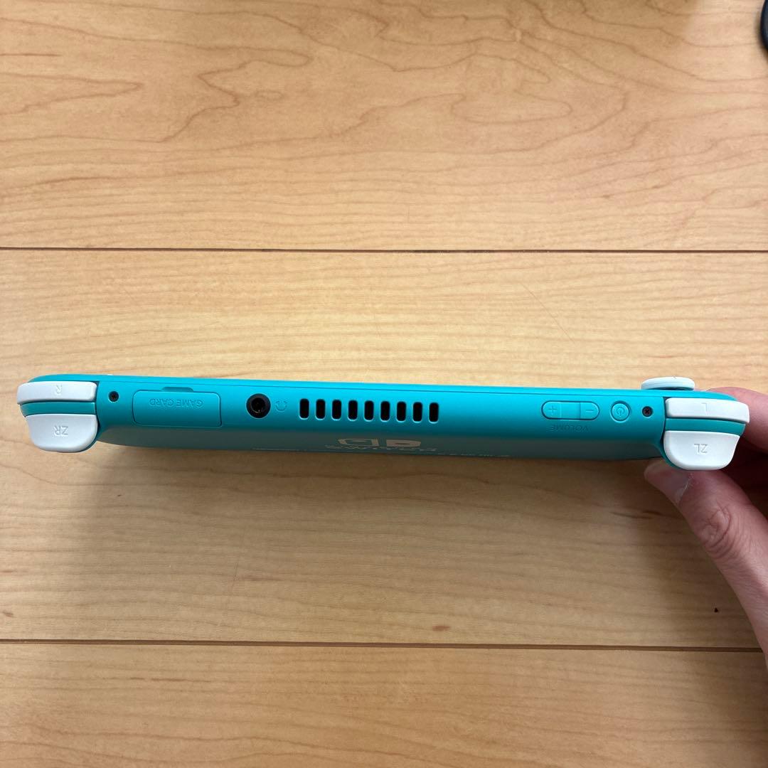 Nintendo Switch Lite ターコイズ 本体/充電器、箱、ケース