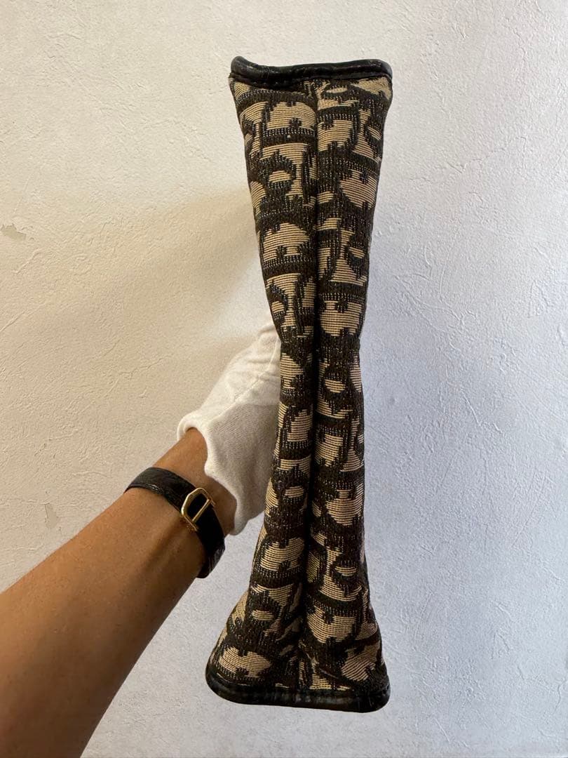 Dior クラッチバッグ ベージュ/ブラック ヴィンテージ