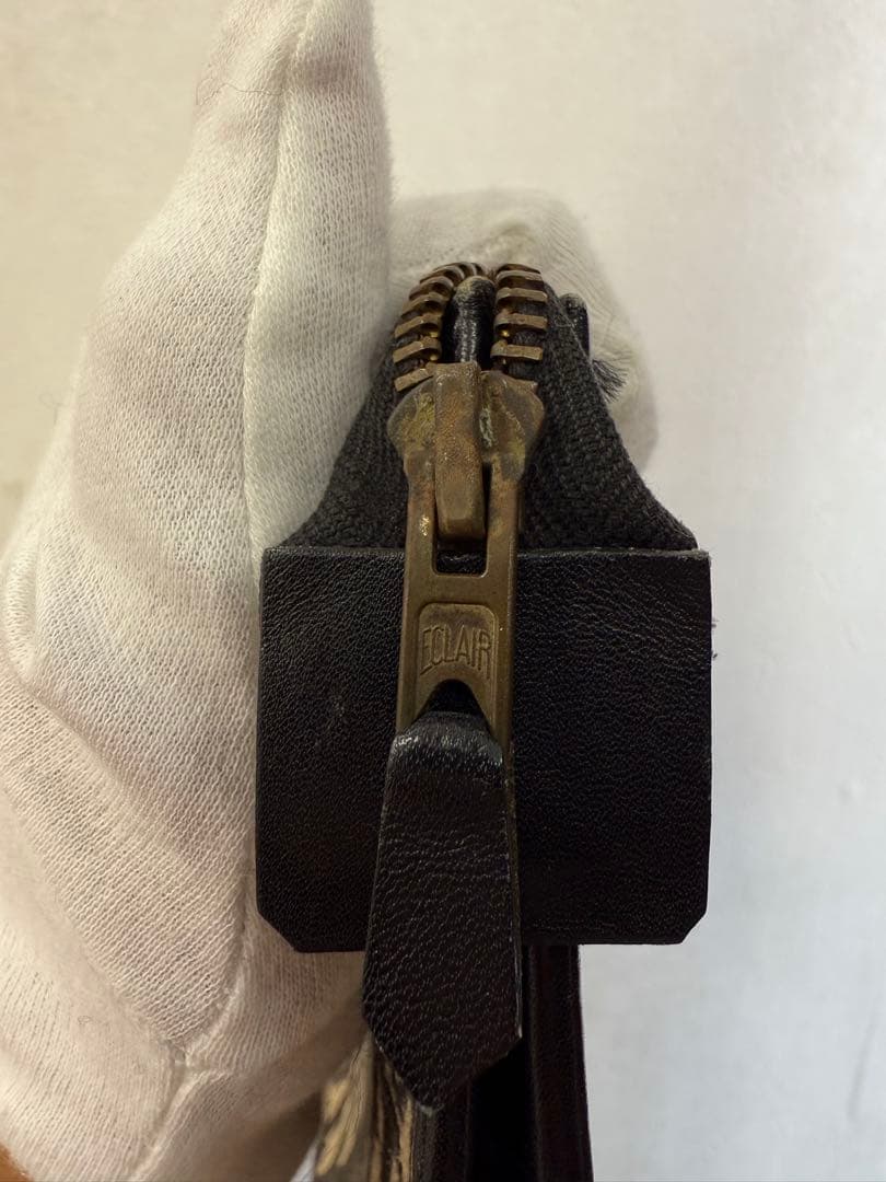 Dior クラッチバッグ ベージュ/ブラック ヴィンテージ