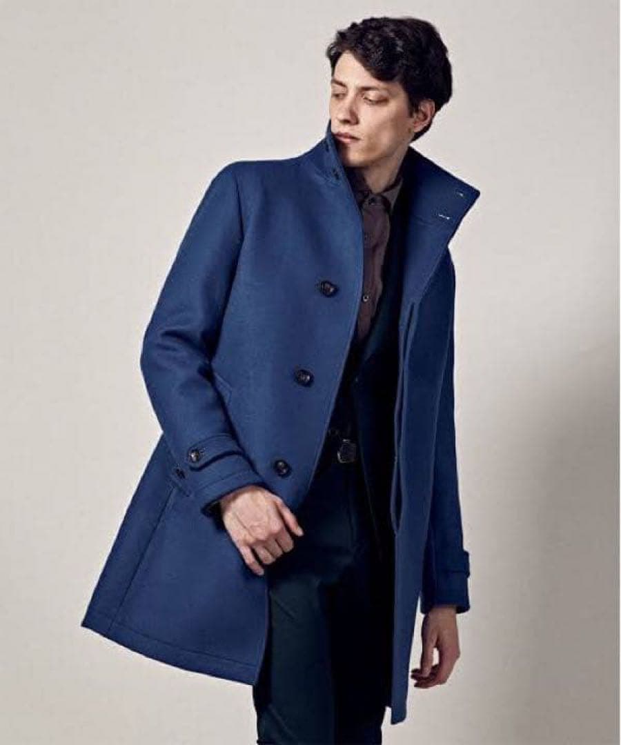 定価93500 junhashimotoジュンハシモト　スタンドカラーコート　4