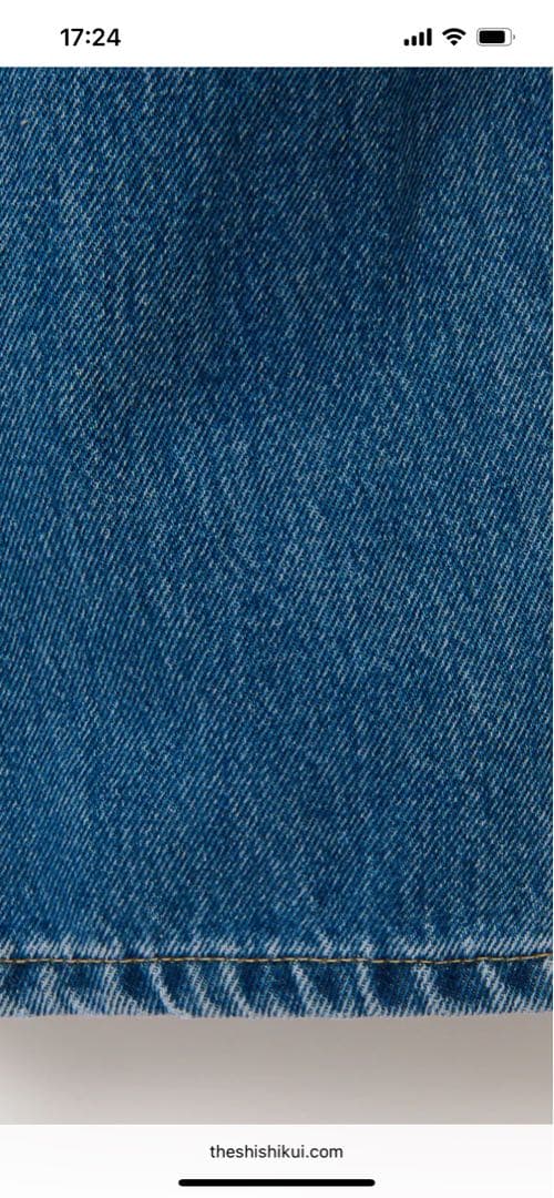 THE SHISHIKUI デニムサロペット　ザシシクイ