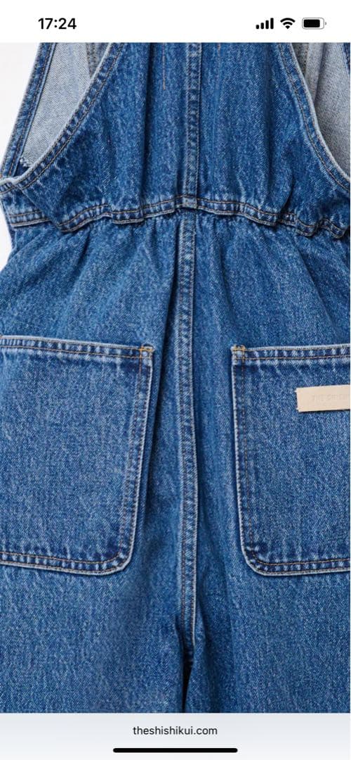 THE SHISHIKUI デニムサロペット　ザシシクイ