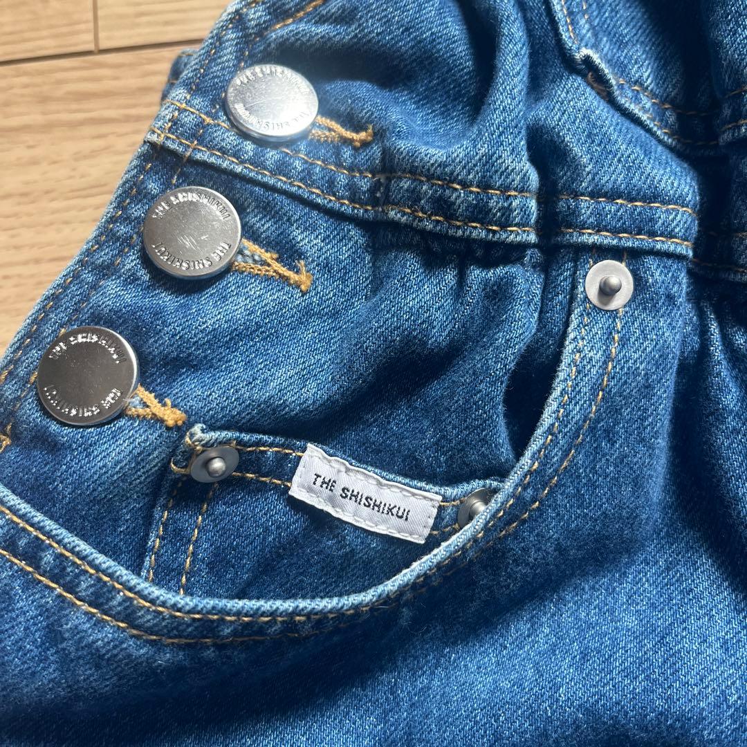 THE SHISHIKUI デニムサロペット　ザシシクイ