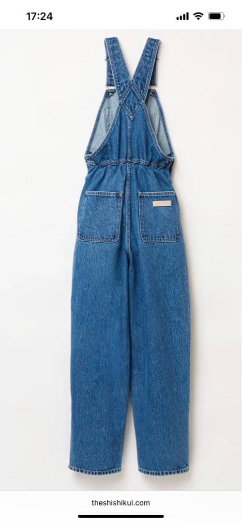 THE SHISHIKUI デニムサロペット　ザシシクイ