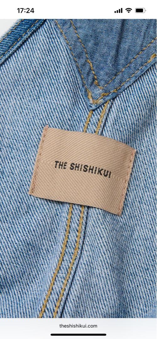 THE SHISHIKUI デニムサロペット　ザシシクイ