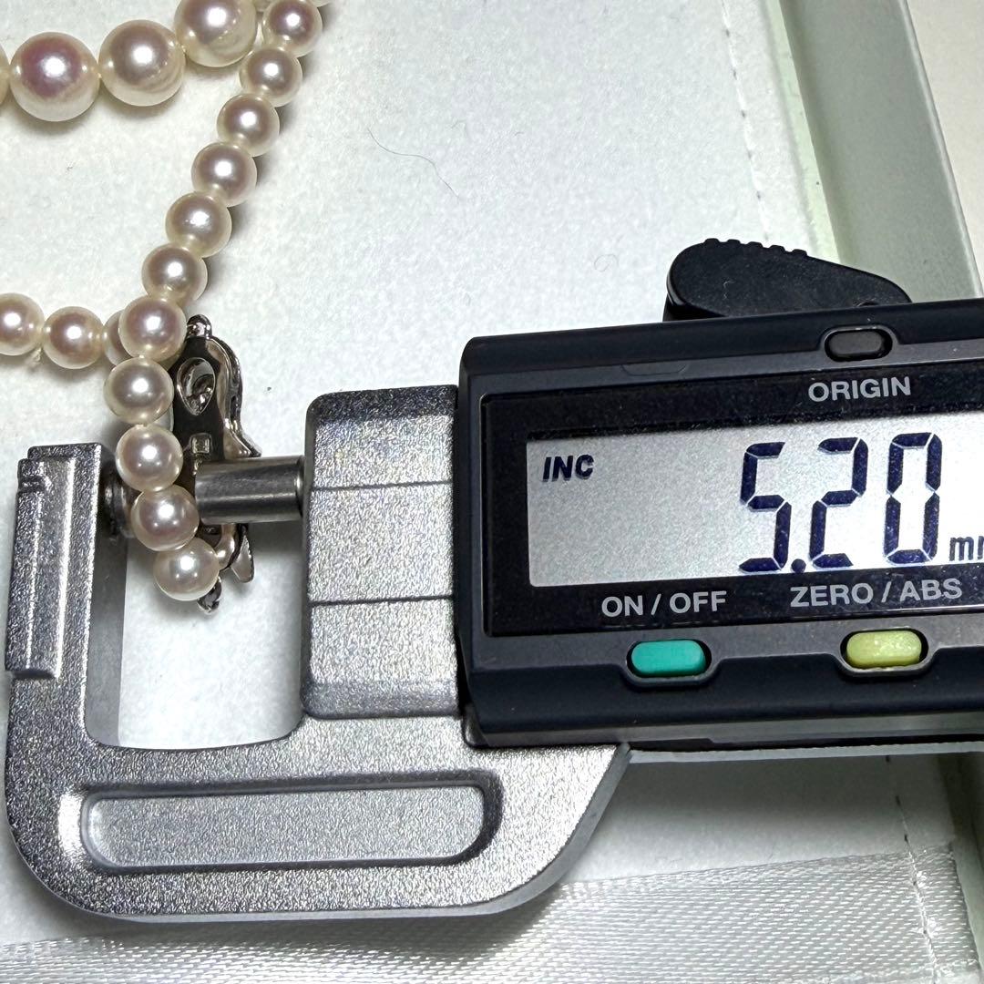 テリ良好★TASAKI 田崎真珠 アコヤ本真珠 グラデーションネックレス48cm